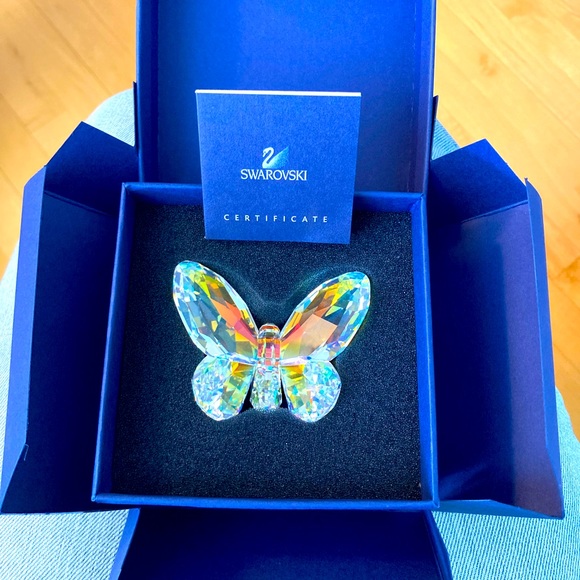 Swarovski Other - Swarovski Aurora Borealis Butterfly Figurine 953056 in Original Box